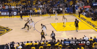 无米之炊！普尔被贝尔坦斯罩住 往前大踏一步命中第三节压哨球