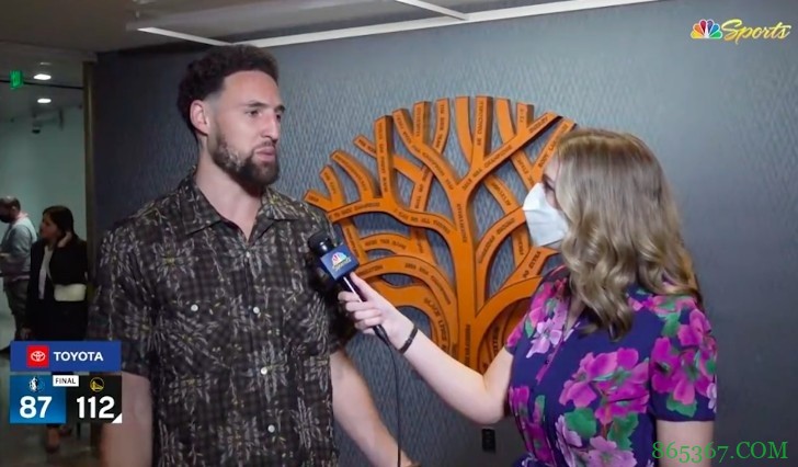 克莱:维金斯应该入选最佳防守阵容 今晚他证明了这点