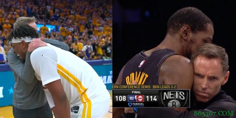 【篮图篮趣】?史蒂夫紧搂凯文 吧友们配个文?