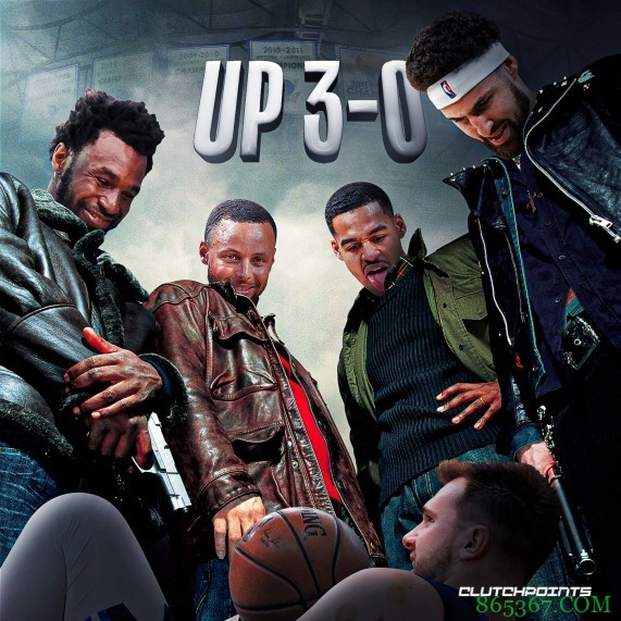 【篮图篮趣】战斧隔扣东契奇 今天的嘴哥长这样