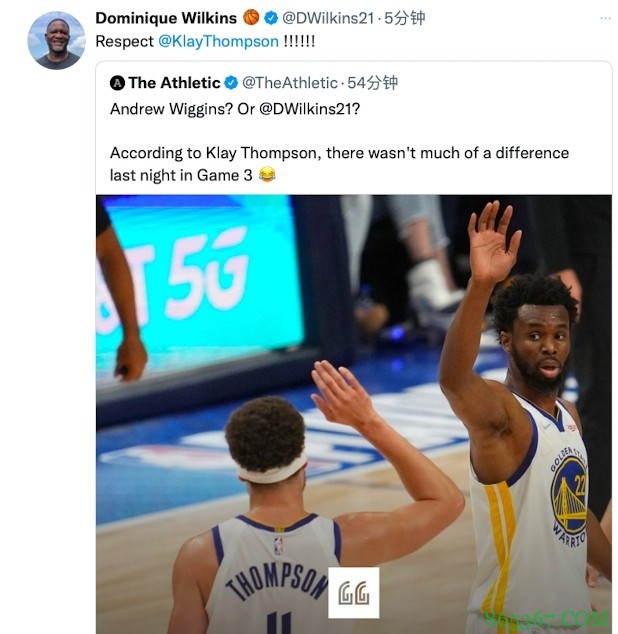 维金斯像“人类电影精华”威尔金斯一样扣篮?后者:瑞思拜@克莱