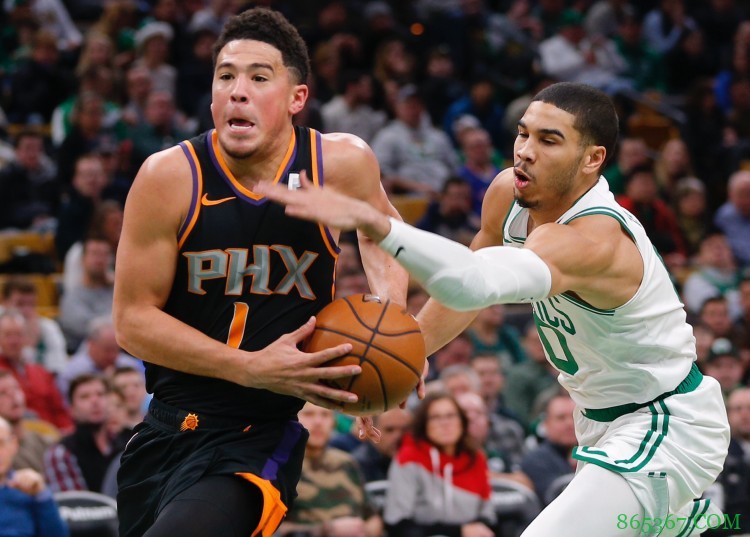 两位科比门徒皆入选一阵，布克起伏较大塔图姆只差捅破窗户纸