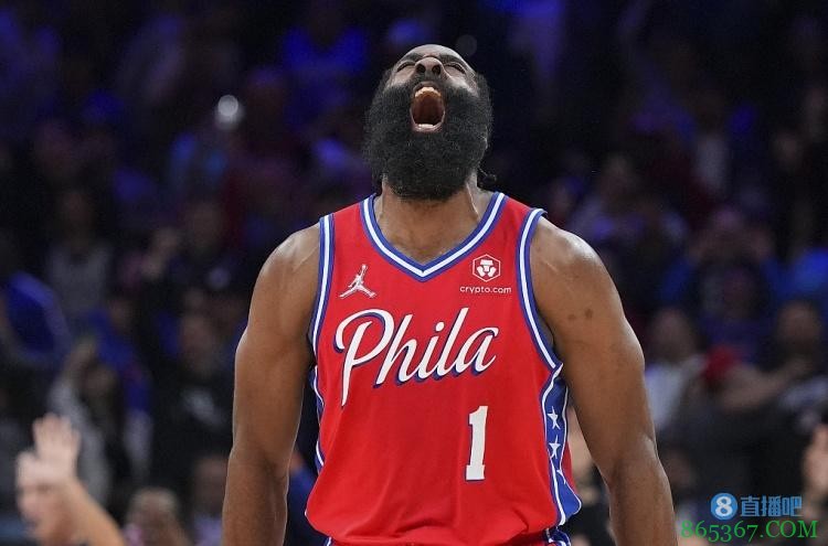 扎心！美媒调侃：哈登下半场得到0分 西蒙斯也得到0分