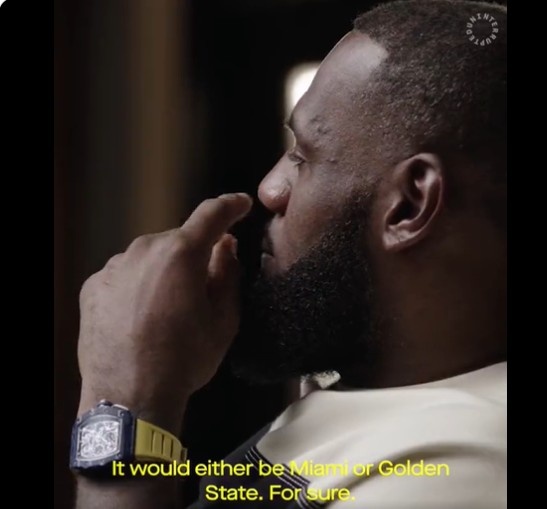 詹姆斯:我可以在季后赛中为热火或勇士带来即刻影响力