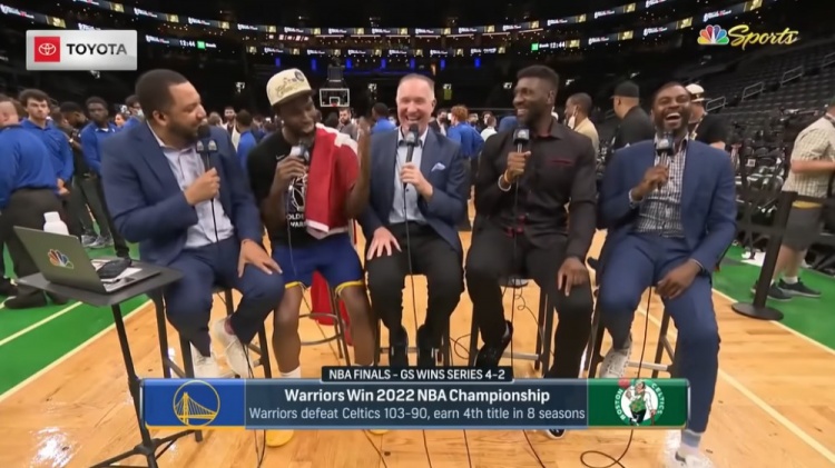 主持人提及FMVP 维金斯：我打得挺好 但库里可是GOAT之一