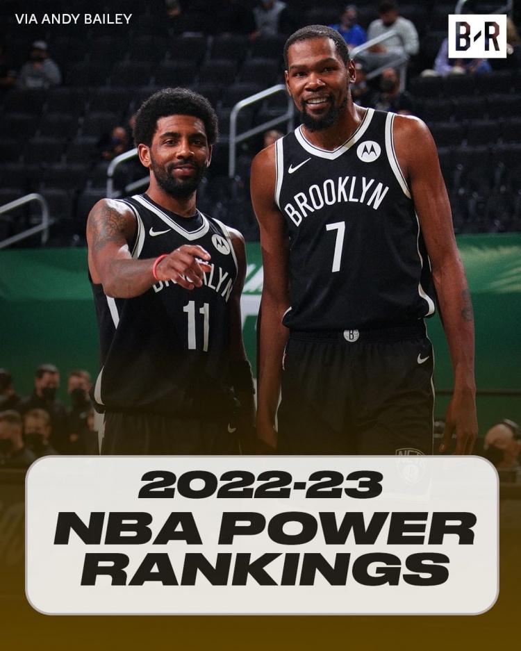 露天看台评下赛季前十强队：勇士第一 雄鹿第二 篮网第八