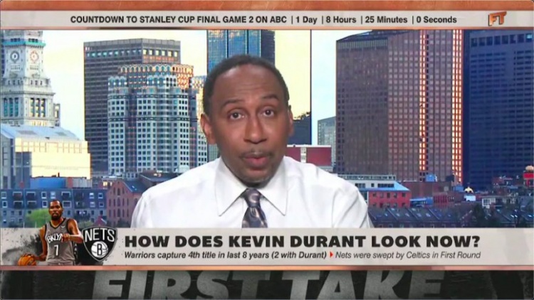 A-史密斯：KD将被视作为了欧文离开库里 而不是历史最佳球员之一