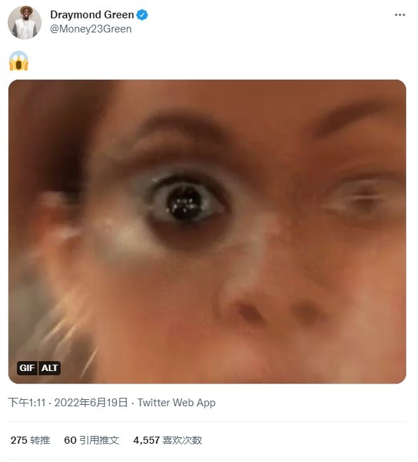 ?追梦晒同款表情包回应灰熊官推嘲讽勇士常规赛输灰熊