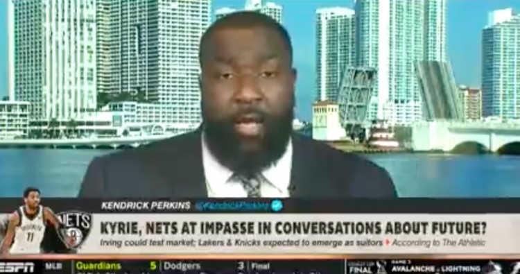 帕金斯：现在不高兴的人是KD 他对篮网生气 换做我我会立马走人