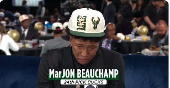 比彻姆:能和字母哥一起打球让我非常兴奋 很幸运能够被雄鹿选中