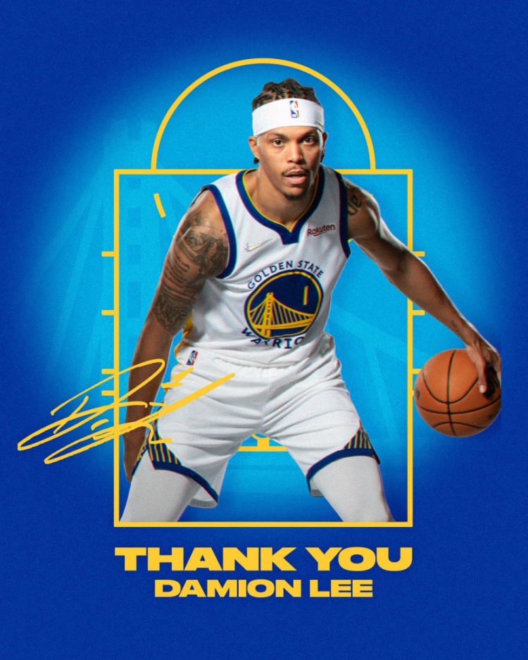 勇士官推致谢达米恩-李和托斯卡诺-安德森：祝你们万事如意