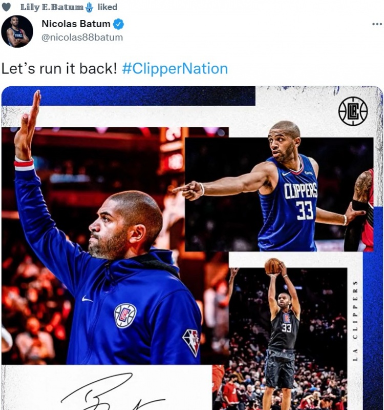 官宣续约！巴图姆：快船王国 让我们重新来过