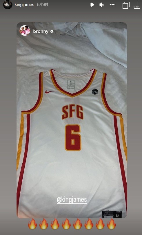 子承父业？布朗尼将球衣号码换成“6”号 詹姆斯转发：?