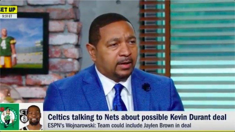 马克-杰克逊:得KD会让绿军成夺冠热门 若我是布朗会把这当做褒奖