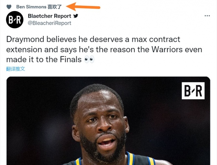 本西点赞假新闻：追梦表示自己才是勇士进总决赛的原因