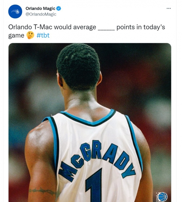 魔术官推互动:魔术时期的麦迪现在场均能拿多少分?