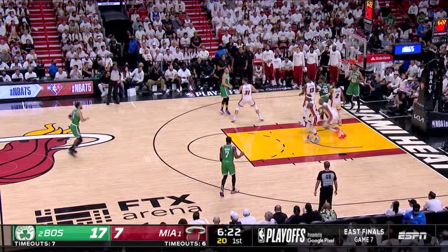 ?塔图姆26+10+6&东决MVP 巴特勒35+9 绿军扑灭热火杀入总决赛