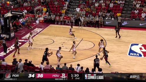 ?NBA夏联-约翰逊25分 史密斯19+10 伊森17+7 开拓者逆转火箭