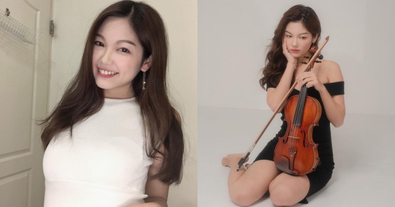 師大音樂系「正妹小提琴家」漂亮有氣質！「曼妙曲線」泡湯大方秀出！