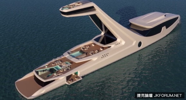 義大利最新超級遊艇　38公尺高酒吧賞海景