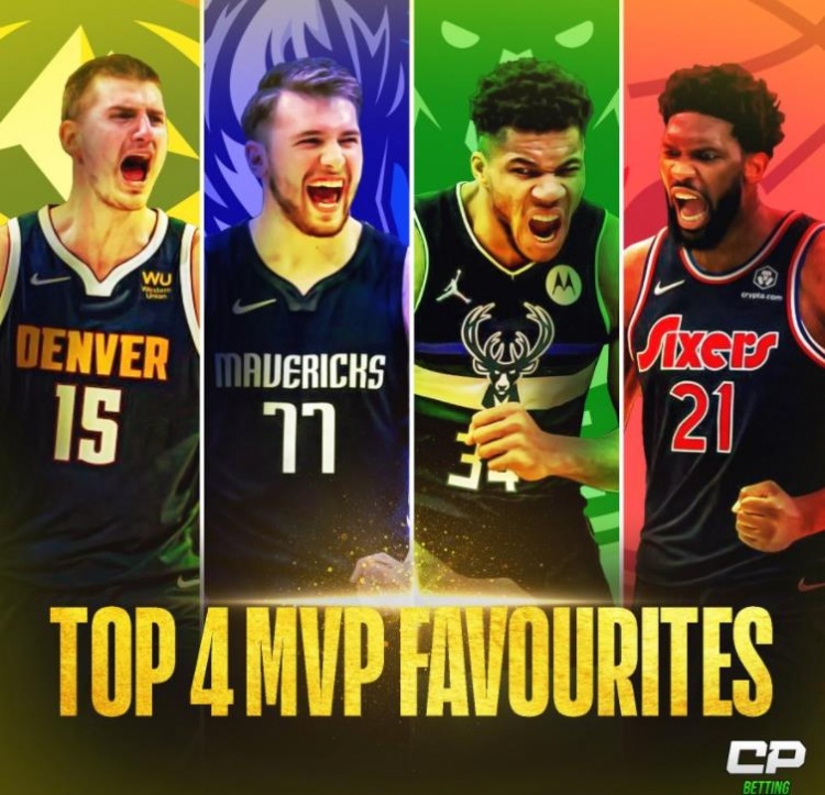 下赛季MVP赔率:东契奇、恩比德、字母哥领跑 前四无美国本土球员