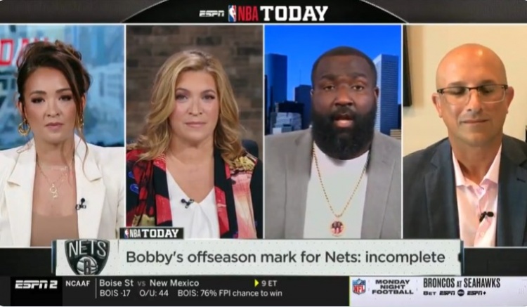 帕金斯:想知道谁将成为篮网队的领袖 杜欧&本西都需要指导