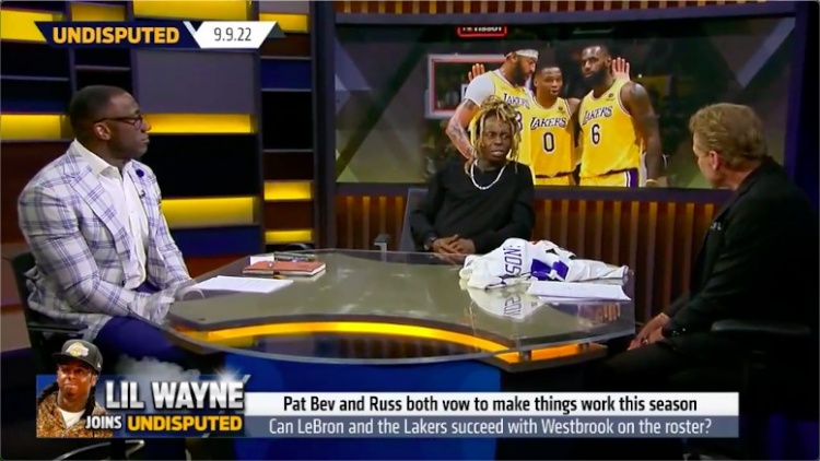 Lil Wayne:詹姆斯率领下且浓眉保持健康的话 湖人新赛季会夺冠