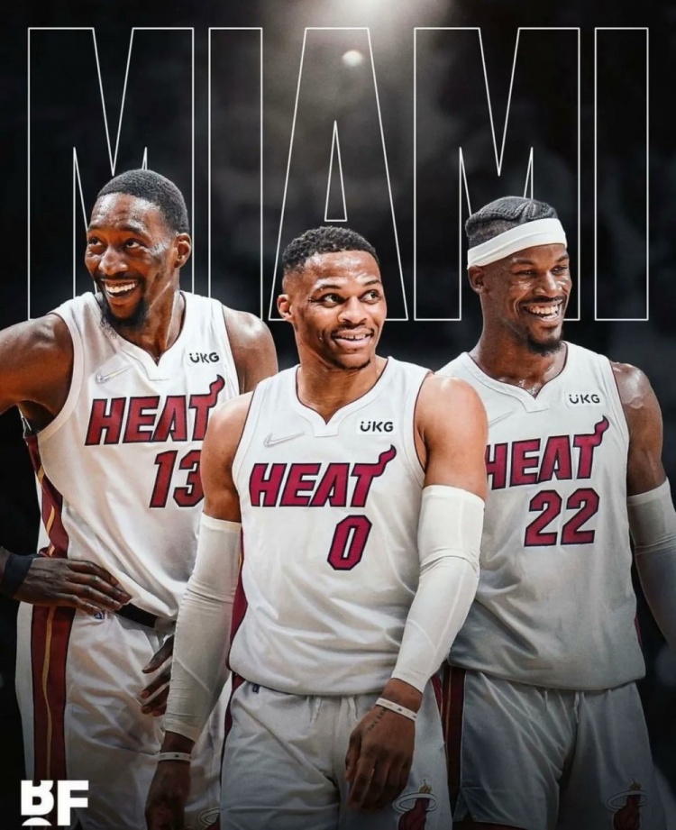 美媒晒威少、巴特勒、阿德巴约P图:这三巨头你感觉如何?