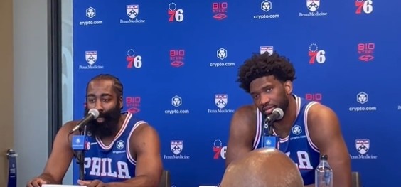 和哈登的挡拆？恩比德：势不可挡 重点是成为联盟防守最好的球队