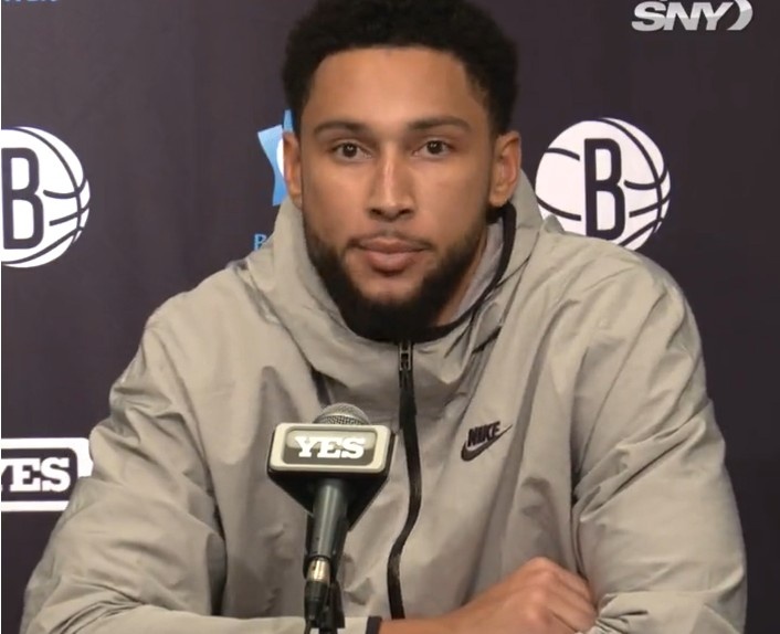 本-西蒙斯:本以为会紧张但没有 虽输了但我知道我们可以有多棒