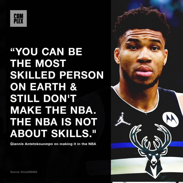 NBA不靠技巧？KD反驳字母：心态/技巧同样重要 伟大球员二者兼备