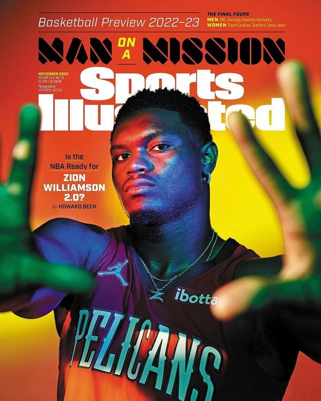 准备迎接胖虎2.0!锡安登上《体育画报》杂志封面