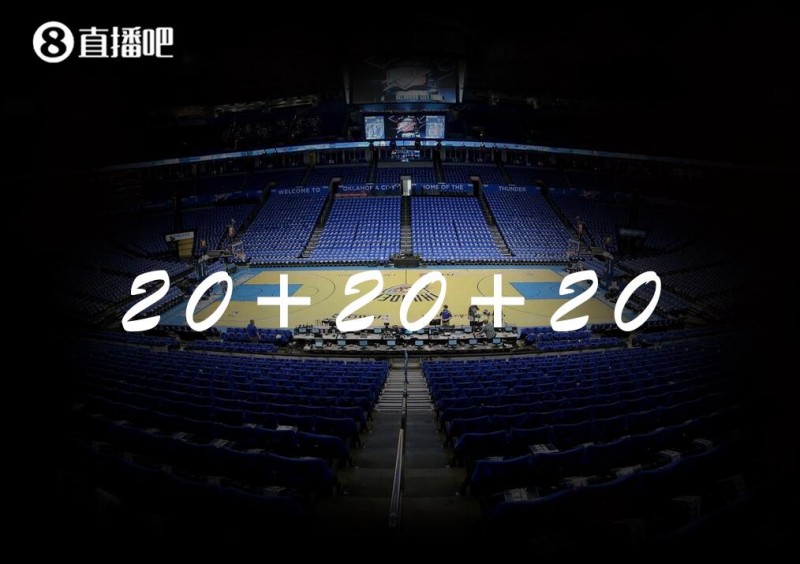 单场20+20+20有多难？NBA史上仅出现过两次 二者相隔51年