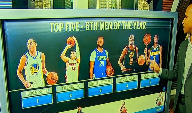 理查德-杰弗森新赛季最佳第六人TOP5:普尔居首 希罗次席