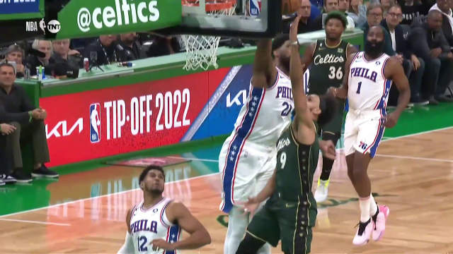 ?NBA揭幕战-塔图姆35+12 布朗35分 哈登35+8+7 绿军击退76人