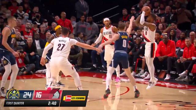 ?利拉德31+8 西蒙斯29分&第三节22分 开拓者轻取掘金迎4连胜