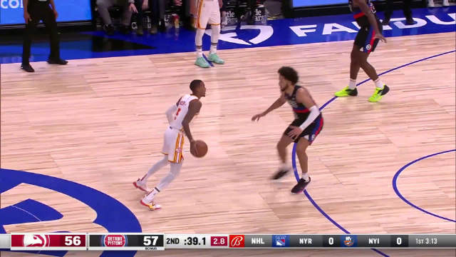 ?特雷-杨35+6 康宁汉姆26+7+6 博扬33分 老鹰力克活塞