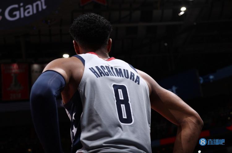 表现不俗！八村塁半场投篮8中4&三分2中1 拿下11分7板2助1断
