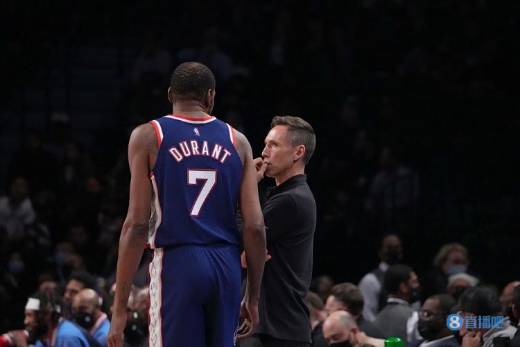 纳什:如果我们能把KD的上场时间控制在较低水平 那就再好不过了