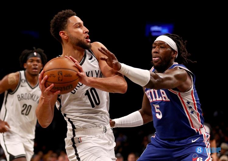 防守控场能力仍在线!西蒙斯篮网首秀6分4板5助1断