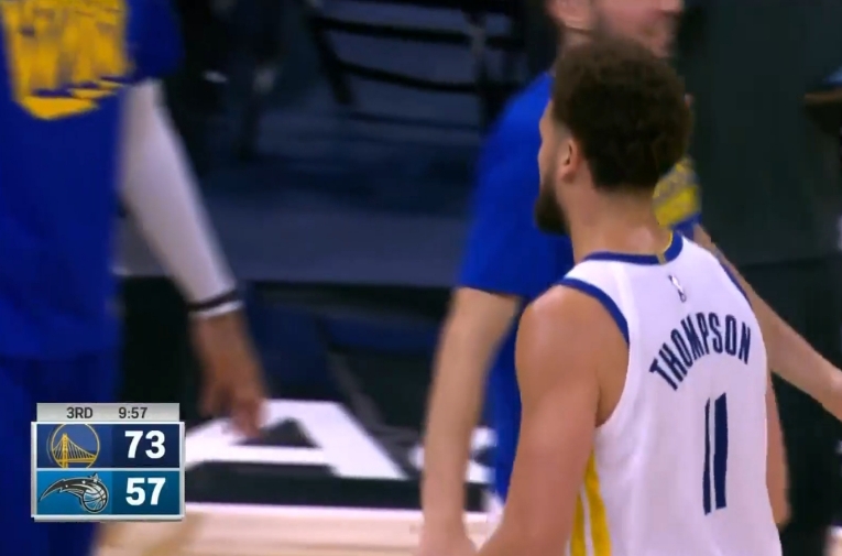 莱了!克莱三节未完已砍20分 创造本季个人得分新高!