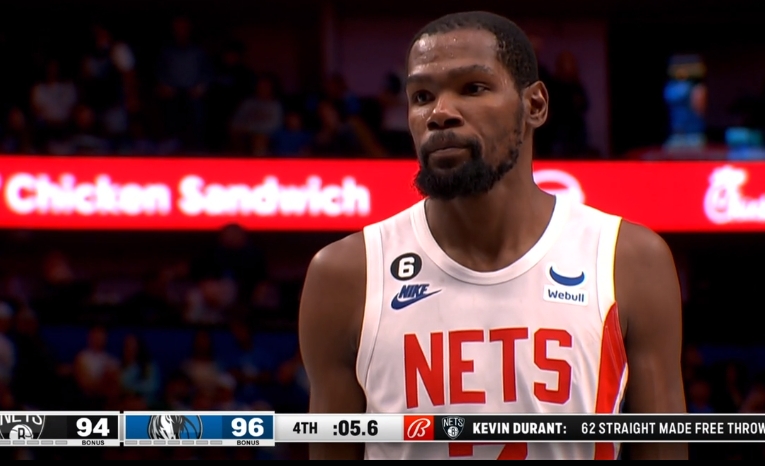 丢关键罚球!名嘴:KD是人&他也会投丢 但这无法改变他的伟大