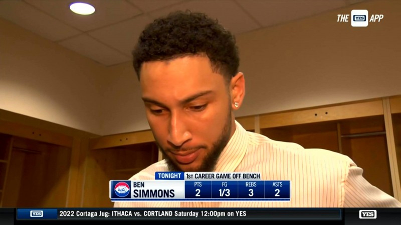 真拉胯了?西蒙斯本赛季出战7场比赛没有一场得分上双