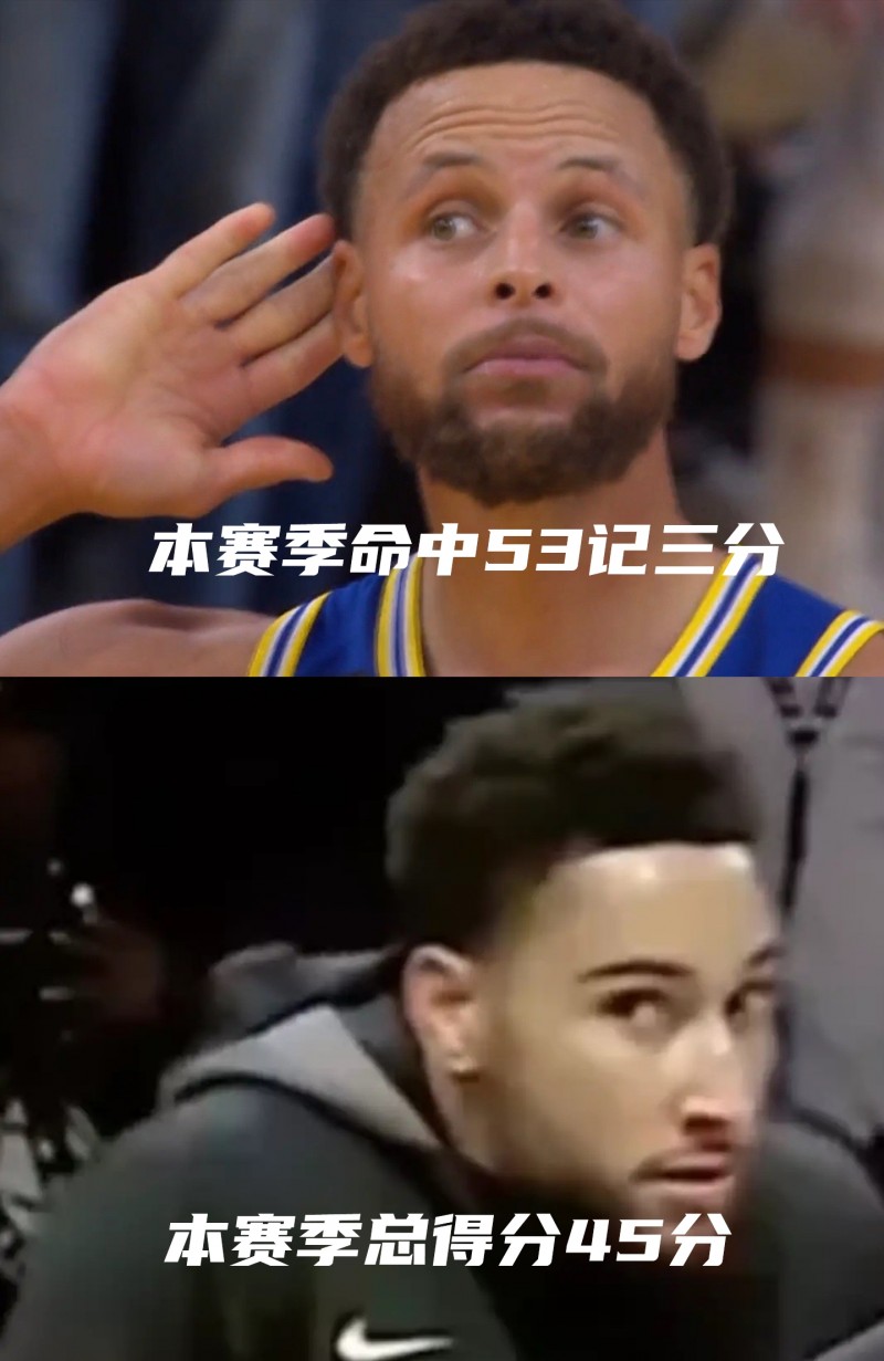 ?猜猜库里赛季三分命中数VS西蒙斯赛季总得分谁更多?