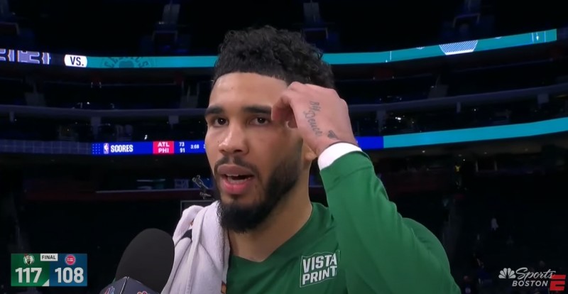 塔图姆:比赛在我看来变慢了很多 因为我在不断成长