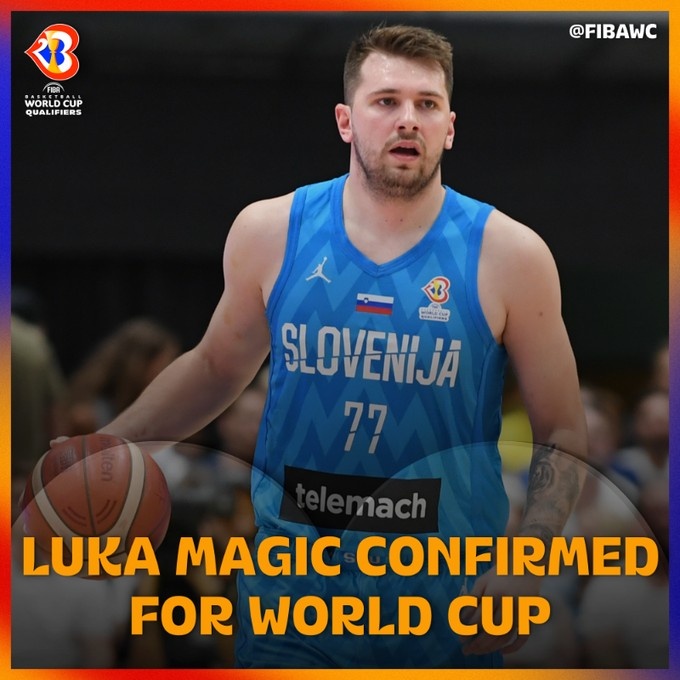 FIBA官方:东契奇确认将会参加2023年男篮世界杯