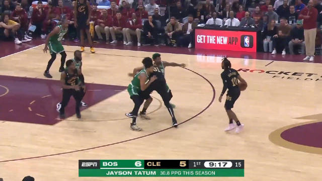 ?加兰29+12 米切尔25分 双探花56分 骑士加时再赢绿军取6连胜