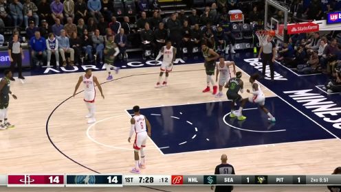 ?唐斯25+9+6 格林21分 申京17+7+5 森林狼7人上双轻取火箭