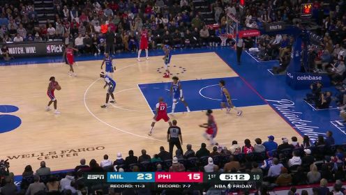 ?恩比德32+11+8 马克西半场24分&伤退 76人逆转雄鹿