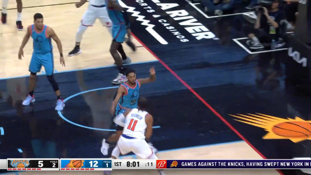 ?佩恩21+7+9 布克20+5 布伦森27分 太阳6人上双轻取尼克斯